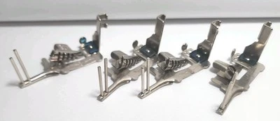 Lote de 4 Máquina de Coser SINGER 161174 Vástago Inclinado Multi-Ranura PIE ENCUADERNADOR Foto 1 de 4