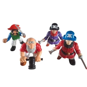 1994 Great Adventures Pirate Figure 4 Lot Vintage Fisher Price - Picture 1 of 15