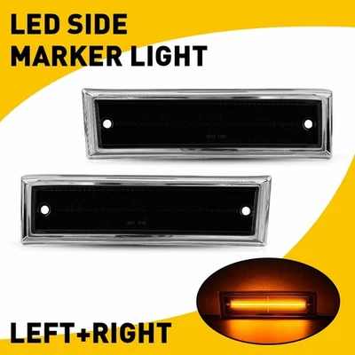 2X Luces de señalización laterales delanteras para GMC K5 Jimmy Suburban Chevrolet Blazer PU Foto 1 de 4