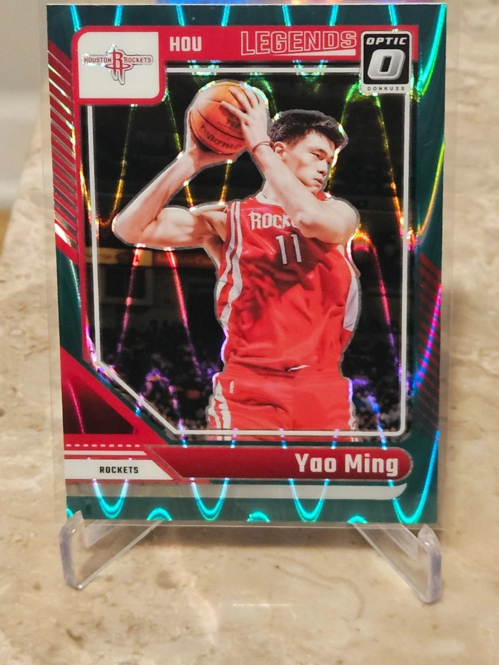2024-25 Optic Yao Ming Legends green seismic - Rockets - Image 1 of 1