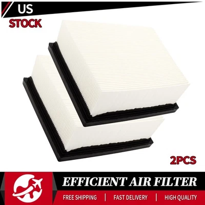 2Pcs Engine Air Filter Set for Ford Fiesta 2011 2012 2013 2014 - 2019 1.6L 1.0L - Image 1 of 4