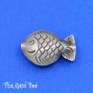 14.5mm x 21.5mm 925 HillTribe Silver handmade Goldfish beads (1) - Picture 1 of 6