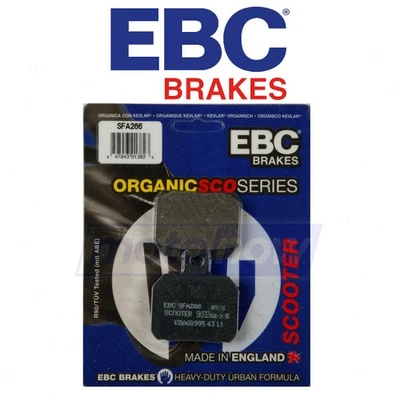 EBC Rear SFA Scooter Brake Pads for 2007 Ducati Monster S2R 800 - Brake fx - Изображение 1 из 4