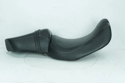 Harley Dyna FXD Super Glide 2010 fabricante de equipos originales asiento del conductor pasajero sillín agrietado Foto 1 de 4