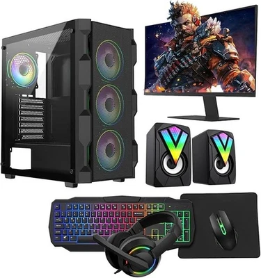 NEO Black PC Bundle i5 GT730/710 2GB Win11 Pro SSD+HDD Desktop UK Free Ship - Image 1 of 4