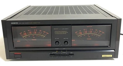 Junk ONKYO M-508 Integra Stereo Power Amplifier Vintage 200W Used - Image 1 of 4