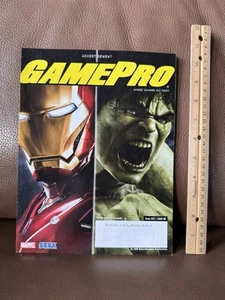 2008 GamePro Magazine ~June Issue #237 ~Iron Man~Incredible Hulk~Marvel Avengers - Picture 1 of 10
