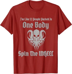 Camiseta divertida I'm Like 12 People Packed In One Body Spin The Octopus - Imagen 1 de 4