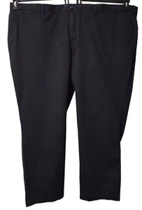 Polo Ralph Lauren Pants Mens 58B x 32 Classic Fit Cotton Black Flat Front Pocket - Picture 1 of 16