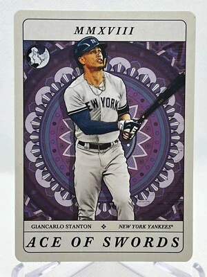 GIANCARLO STANTON 2018 Topps Gypsy Queen #TOD-10 Tarot of the Diamond Insert - Image 1 of 2
