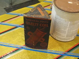Antique Bosch Coil Box. cardboard Box. for Man Cave. 30s - Picture 1 of 4