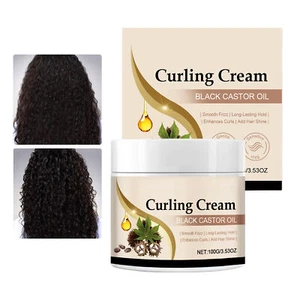 Oil Curl Cream 100g Non-Greasy Moisturizing Hair Cream Long Lasting Smoothing - Picture 1 of 12