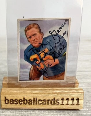 1950 Bowman Joe Geri #19 Hand Signed Auto Autograph V5-3 - Image 1 of 2