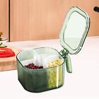 4 Compartments Seasoning Storage Container for Dining Room Restaurant Pepper