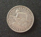 New Zealand Shillings 1934 and 1935 - 2 coins in collectable grades