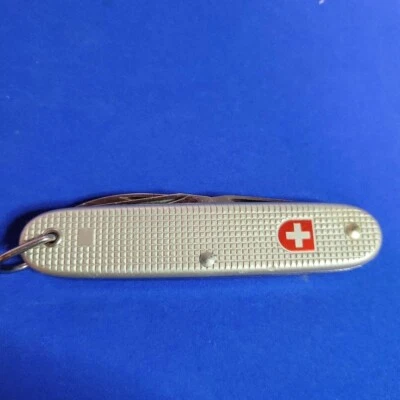 Navaja Suiza Wenger Campamento 1988 Vintage Antiguo Soldado Foto 1 de 4