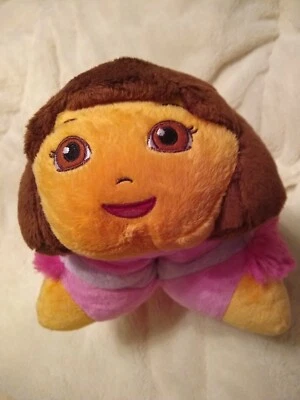 New Nickelodeon Dora The Explorer Pillow Pet Pee Wees 11" Plush Pillow Stuffed  - Image 1 of 4