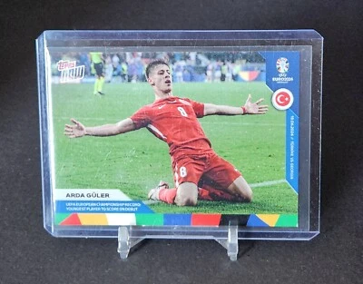 2024 Topps Now  #014 Arda Guler Euro Youngest Player to Score on Debut  - Image 1 of 2