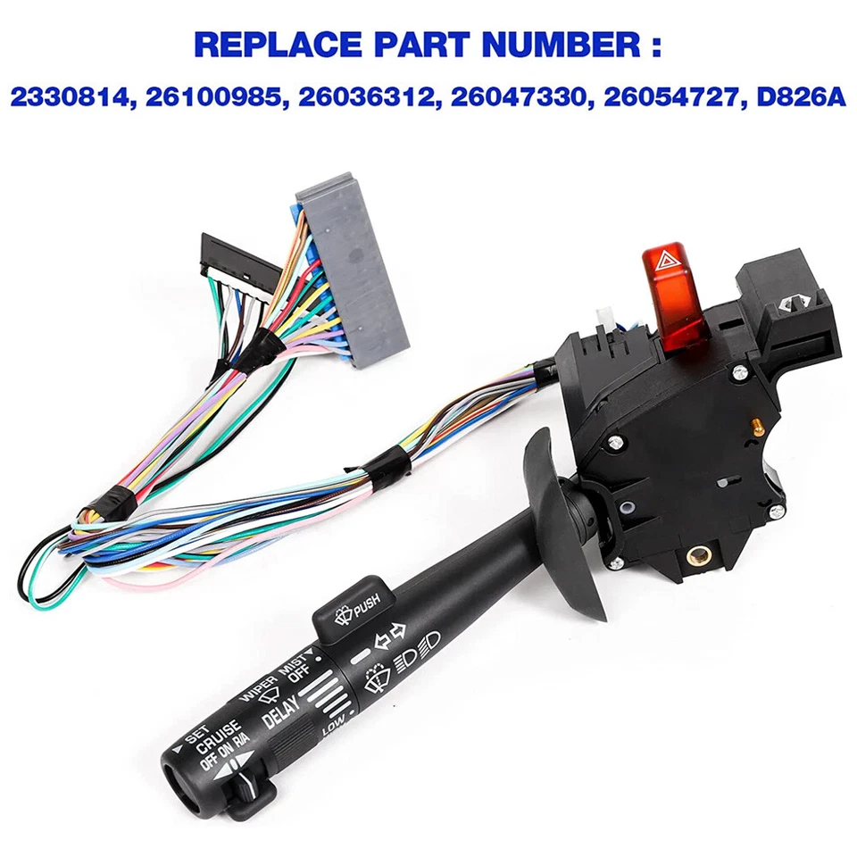 Interruptor de limpiaparabrisas combinado multifunción para Chevy Tahoe Suburban Blazer GMC Foto 1 de 4