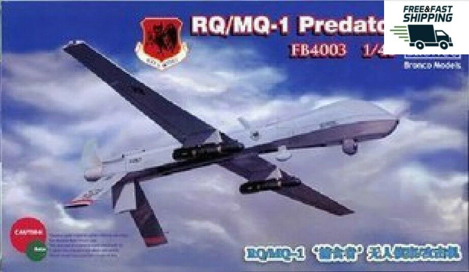 Bronco FB4003RQ/MQ-1 Predator 1:48 Scale Plastic Model Kit - Image 1 of 1