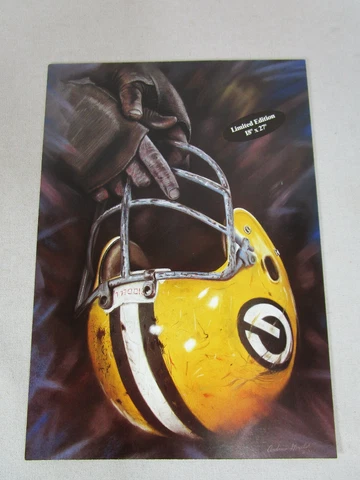 Green Bay Packers HANDS OF VICTORY Postcard Andrew Goralski NFL 8.5 x 6 Cover