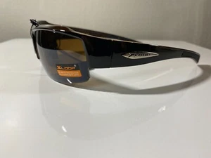 Herren Sonnenbrille zum Umlaufen mit braunem Gestell und braun getönten Gläsern - Bild 1 von 5