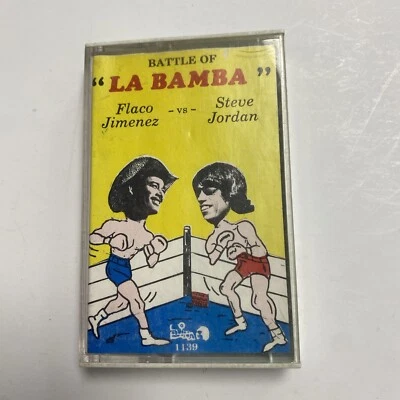 Battle Of "La Bamba" -  Flaco Jimenez vs Steve Jordan (1987 Cassette) - Image 1 of 4