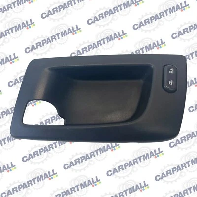 2003-2007 Cadillac CTS Front Left Driver Inner Door Handle Bezel w/ Lock Switch - Imagem 1 de 4