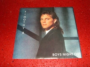 TIMOTHY B BOYS NIGHT OUT 45 PICTURE SLEEVE PROMO SINGLE - Imagen 1 de 2