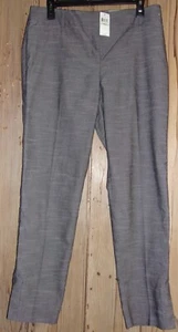 VAN HEUSEN Women's Classic Stretch Ankle Length Pants Gray Size: 8 Reg NWT $78 - Picture 1 of 4