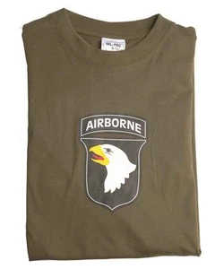 "Camiseta con impresión '101St A partir' oliva, camping, exterior, militar, deportivo -NUEVA- - Imagen 1 de 1