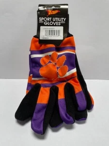 Clemson Tigers Premium Sport Utility Handschuhe von ASCO, weich & warm NCAA Neu mit Etikett - Bild 1 von 1