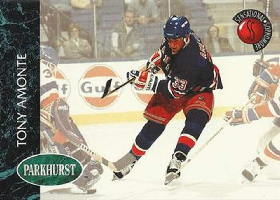 #235 Tony Amonte - New York Rangers - 1992-93 Parkhurst Hockey - Image 1 of 1