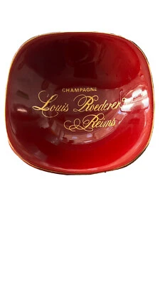 LOUIS ROEDERER CRISTAL  CHAMPAGNE CHANGE DISH ASHTRAY VIDE POCHE TIPTRAY COASTER - Image 1 of 4