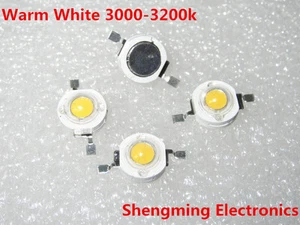 10PCS 1W High Power Warm White LED Beads Lamp diodes - Picture 1 of 2