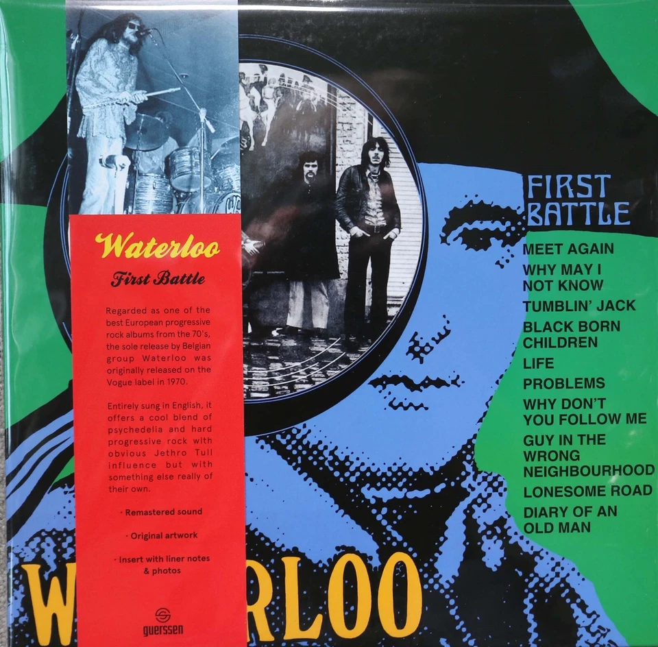 Waterloo-First Battle Belgian prog psych reissue lp - Image 1 of 1