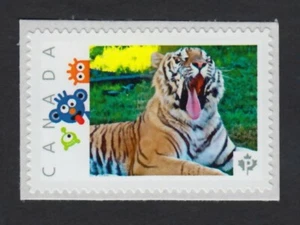 TIGRE SIBERIANO = Big Cat = Sello postal con foto = MNH Canadá 2015 [p15/11wc3/1] - Imagen 1 de 2