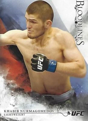 Khabib Nurmagomedov 2014 Topps UFC Bloodlines Flag Parallel Card 114 223 229 242 - Image 1 of 4