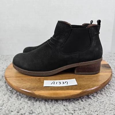 Dansko Bea Impermeable Negro Cuero Nubuck Informal Diario Botines Mujer 38 Foto 1 de 4