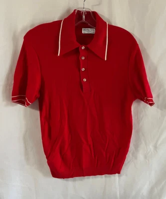 vintage mens 70s BAN LON shirt BIG  collar  K-MART M USA Foto 1 de 4