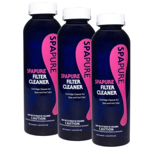 SpaPure Filter Cleaner 3 Pack Improve Filtration & Circulation in Spas & Hot Tub - Picture 1 of 1