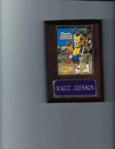 MAGIC JOHNSON PLAQUE LOS ANGELES LAKERS LA BASKETBALL NBA   C Cover