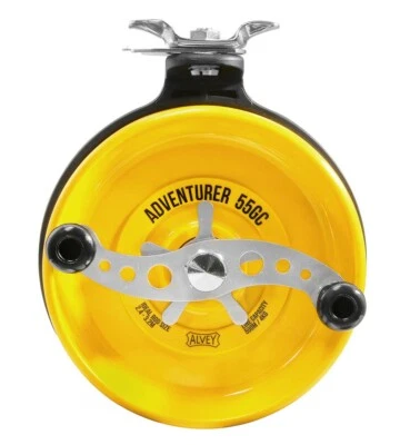 Alvey 55GC-Y Adventurer Series Reel - RIGHT Hand Graphite
