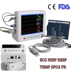 Carejoy Vital Signs Patient Monitor 6Parameters SpO2,PR,NIBP Cardiac RPM-9000F