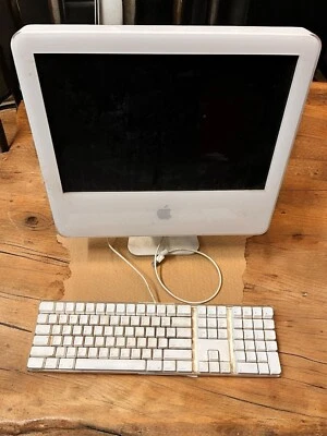 Apple iMac A1058 17" Desktop - M9248LL/A (August, 2004) Vintage Not Tested-As Is - Image 1 of 4