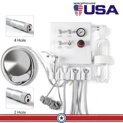 Portable Dental Turbine Unit with Weak Suction Work with Air Compressor 2/4Hole - Image 1 of 4
