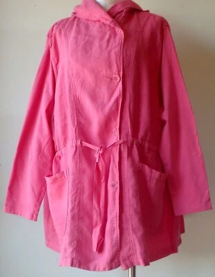 Chaqueta de paseo marítimo FLAX Designs 1G NUEVA CON ETIQUETAS URBAN BUBBLEGUM Foto 1 de 4