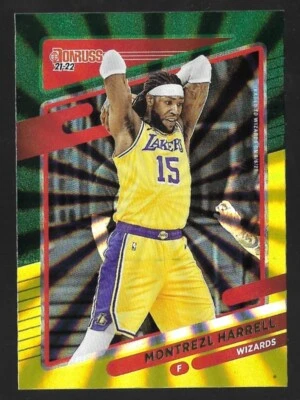 2021-22 Panini Donruss Green Yellow Lazer #181 Montrezl Harrell Wizards - Image 1 of 2