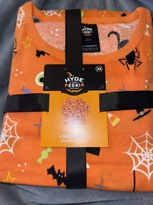 New-Hyde Eek Target Women’s 2 Piece Sleep Set Size 3X Cotton Halloween Black Cat - Picture 1 of 5