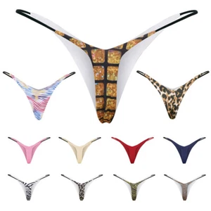 Women T-back Panties Thong G String Sexy Briefs Seamless Lightweight Low Waist - Picture 1 of 25